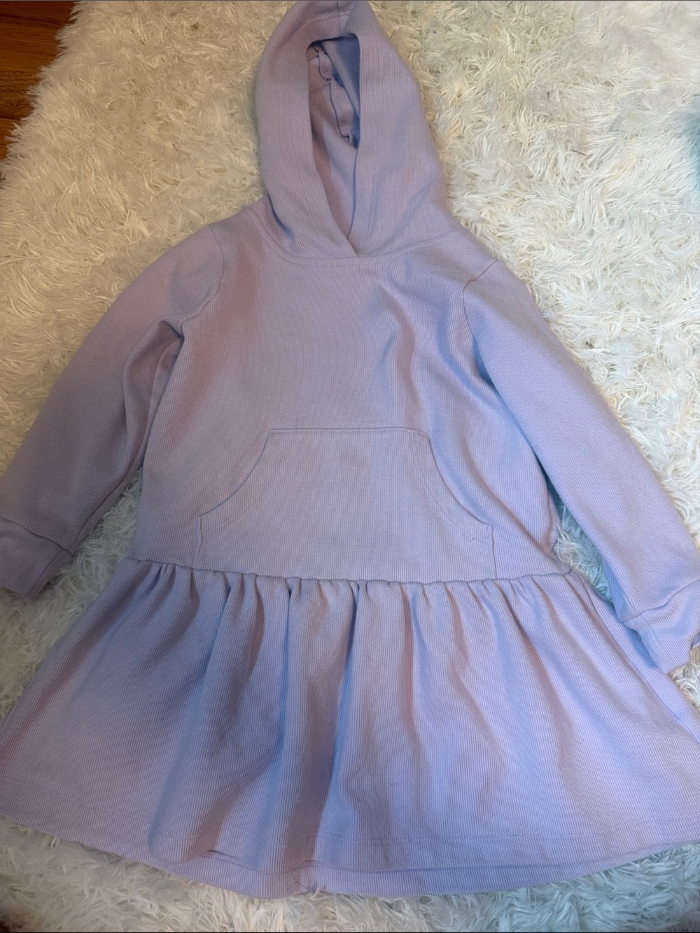 Hanna Andersson Lavender Hoodie Dress for Girls